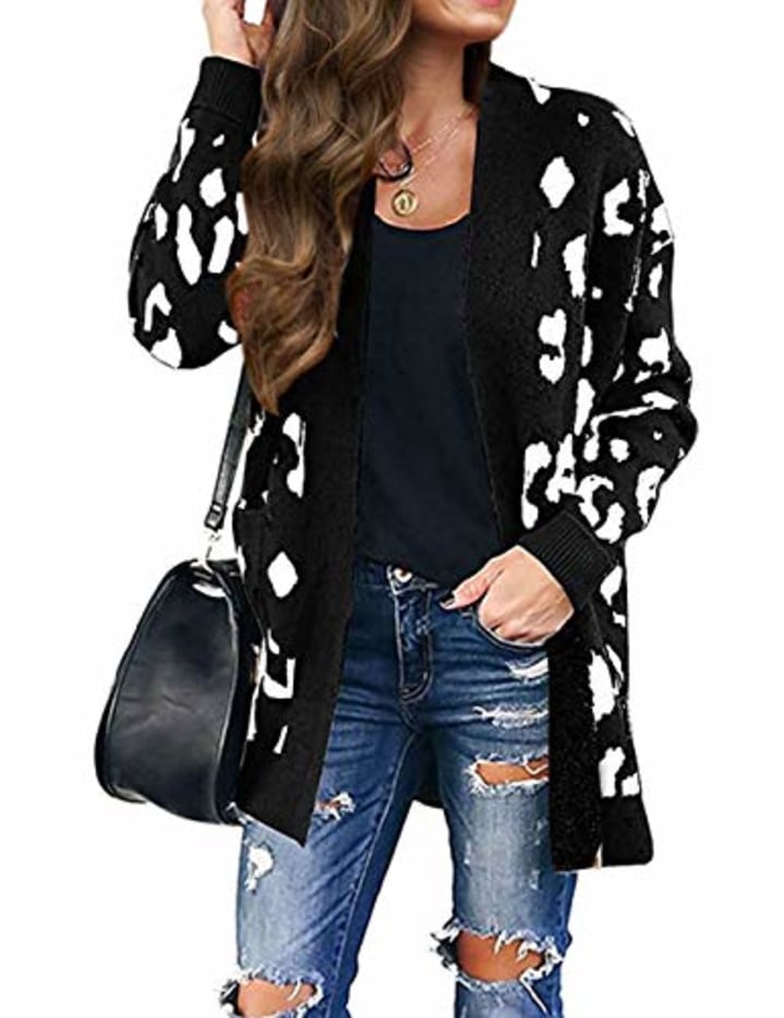 long black cardigan womens