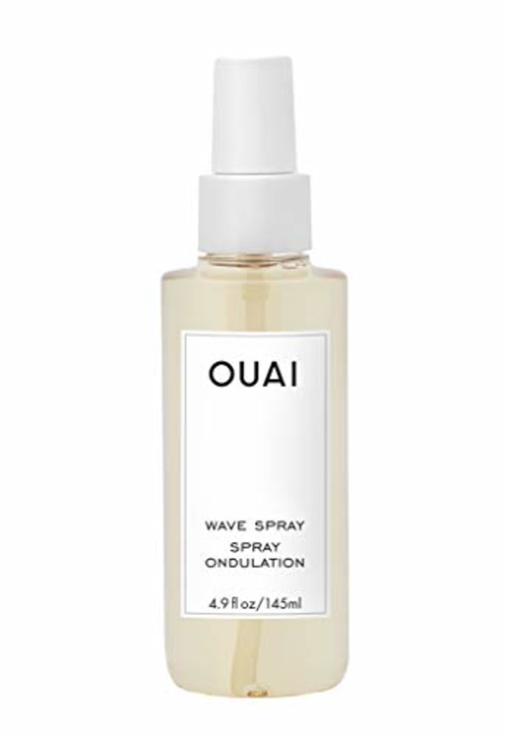 OUAI Wave Spray. For Perfect Yet Effortless Beachy Waves. The Wave Spray Adds Texture, Body and Shine and is Safe for Color- and Keratin-Treated Hair. Free from Parabens and Sulfates (4.9 oz)