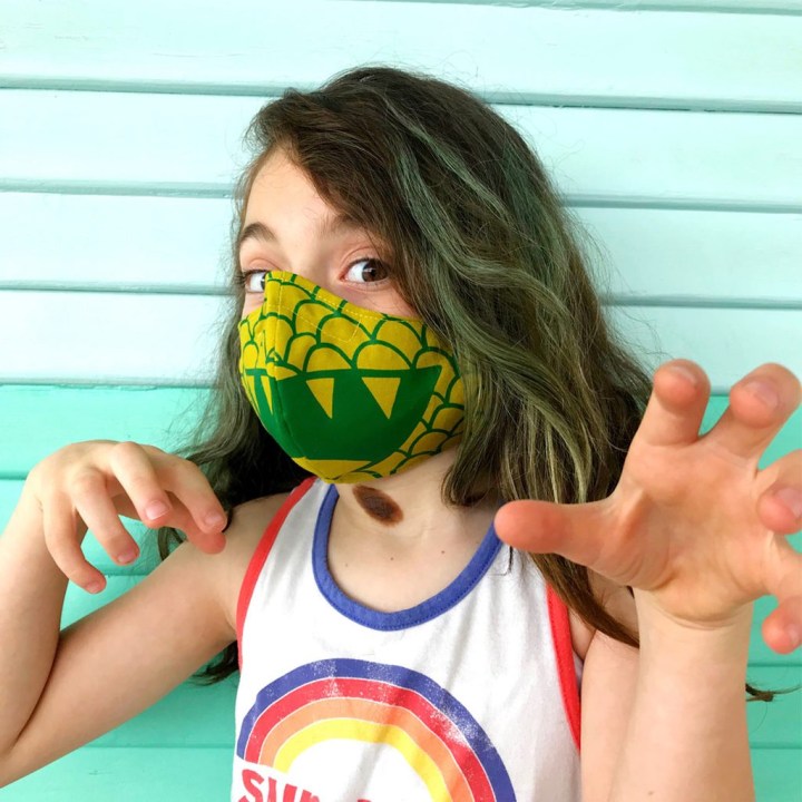 Lovelane Designs Green Dragon Face Mask