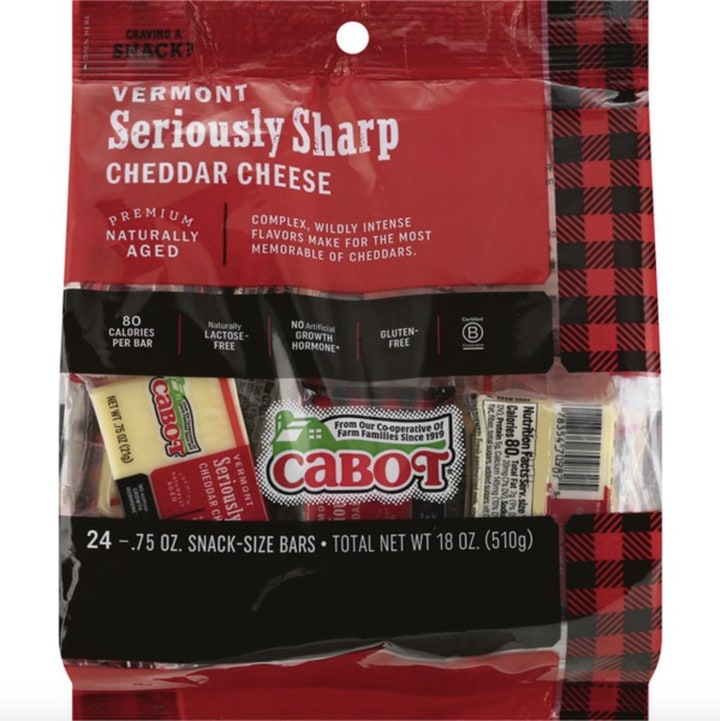 Cabot Sharp Cheddar Cheese Snack Pack