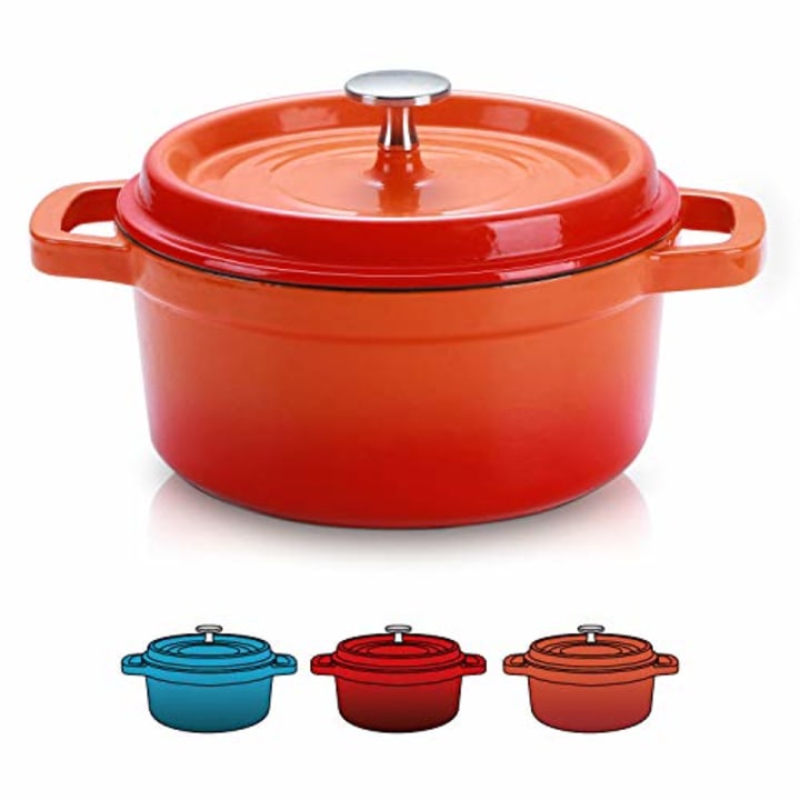 Sulives Enameled Cast Iron Dutch Oven