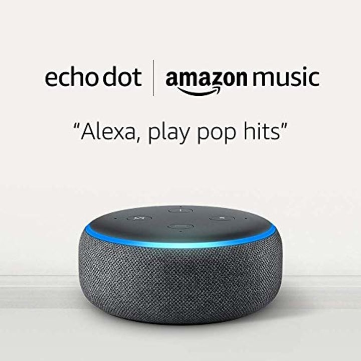Echo Dot (3rd Gen) and 6 months of Amazon Music Unlimited FREE w/ auto-renewal - Charcoal