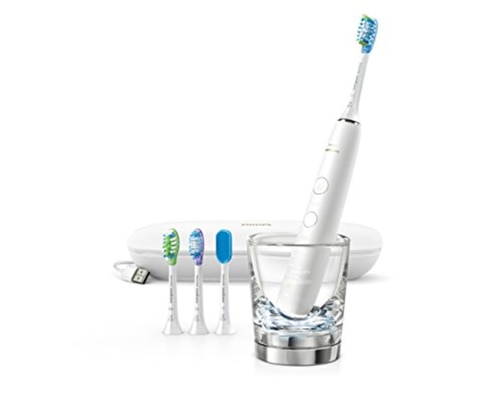 Philips Sonicare HX9924/01 DiamondClean Smart 9500 Rechargeable Electric Toothbrush, White