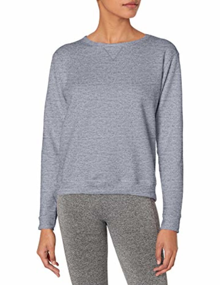 Hanes Women&#039;s V-Notch Pullover Fleece Sweatshirt