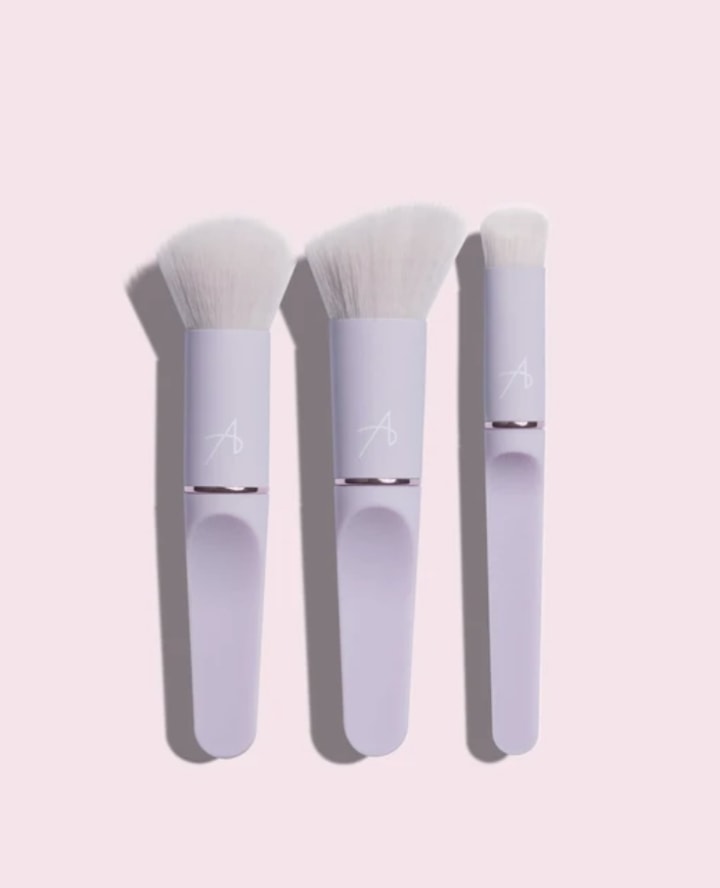 ANISA Beauty Mini Skin Care Brush Trio