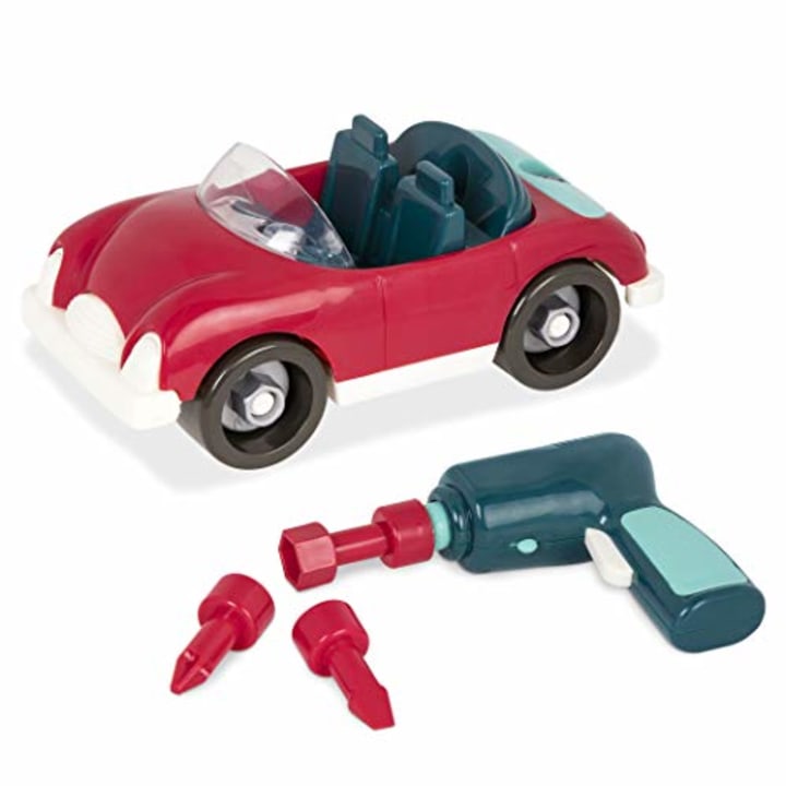 Battat - Take-Apart Roadster - Colorful Take-Apart Toy Car with Working Toy Drill for Kids Aged 3 and Up (22pc)