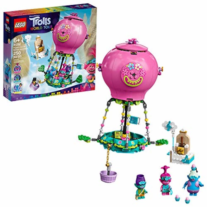 LEGO Trolls World Tour Poppy's Hot Air Balloon Adventure 41252 Building Kit, An Ideal Holiday Gift for Creative Play, New 2020 (250 Pieces)