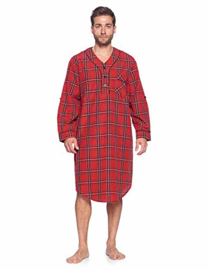 mens sleep gown