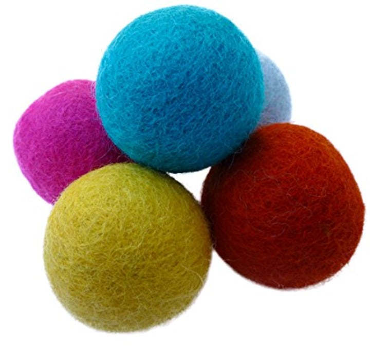 Earthtone Solutions Wool Felt Ball Toys for Cats and Kittens, Fun Adorable Colorful Soft Quiet Felted Fabric Balls, Unique Handmade Natural, Perfect for Cat Lover, Craft Supplies