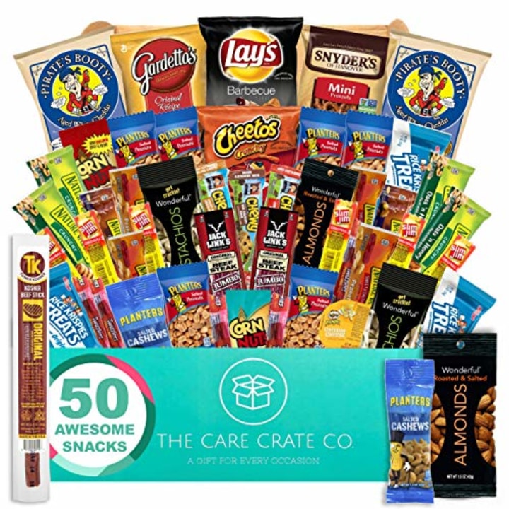The Care Crate Man Box Ultimate Men&#039;s Snack Box Care Package