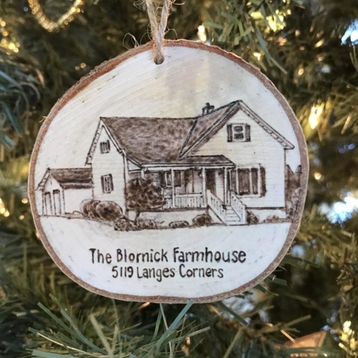 Altered Oak First Home Ornament