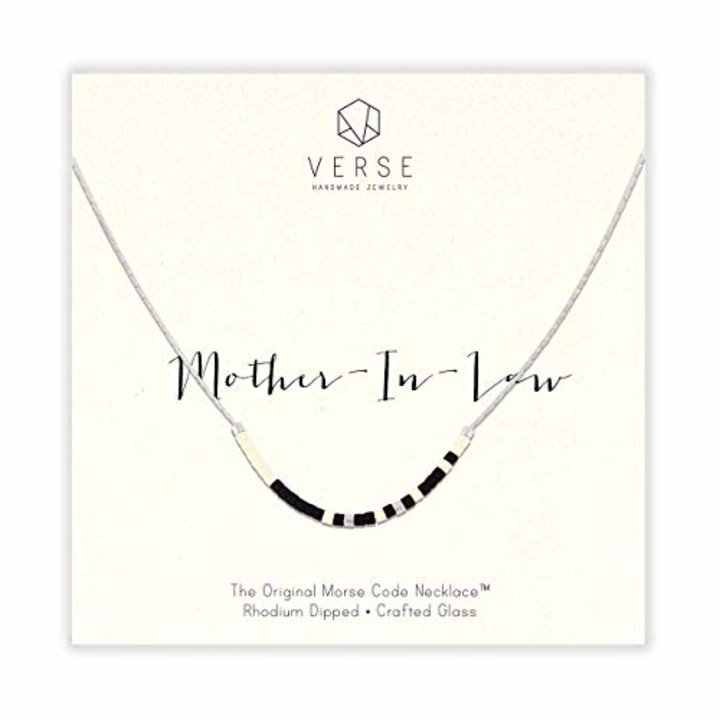 Mother-in-Law Morse Code Necklace