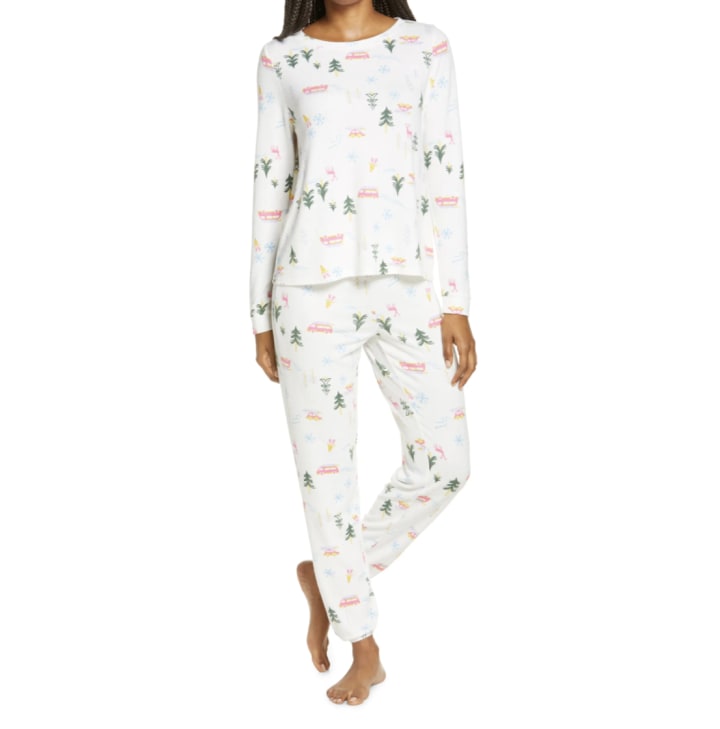 BP Print Brushed Knit Pajamas