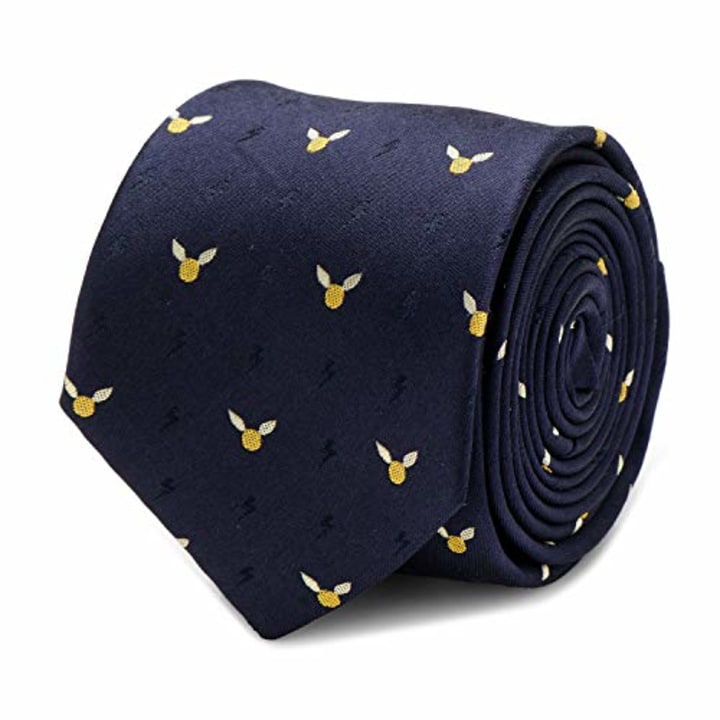 Harry Potter Golden Snitch Dot Men's Dress Tie