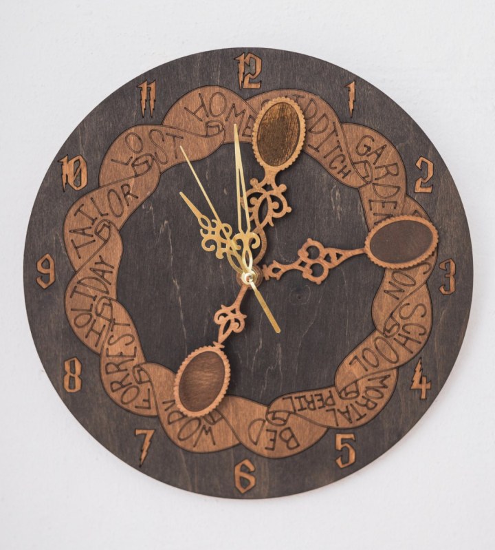 Weasley Wall Clock With Spoons