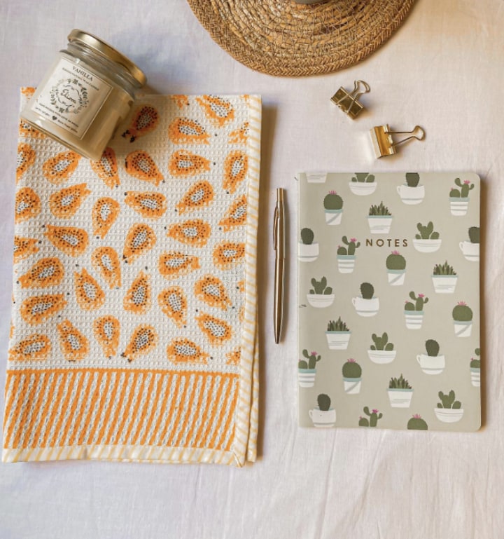 Papaya Reusable Tea Towel
