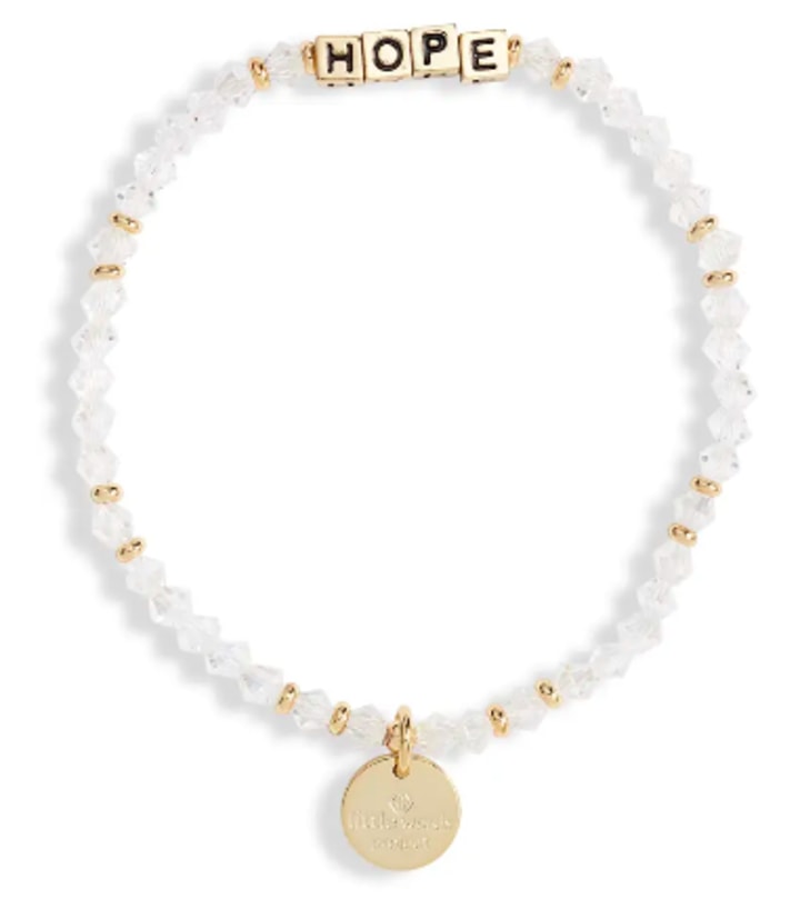 Little Words Project Hope Beaded Stretch Bracelet