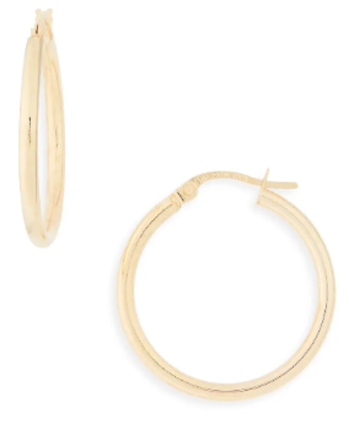 Bony Levy 14K Gold Hoop Earrings