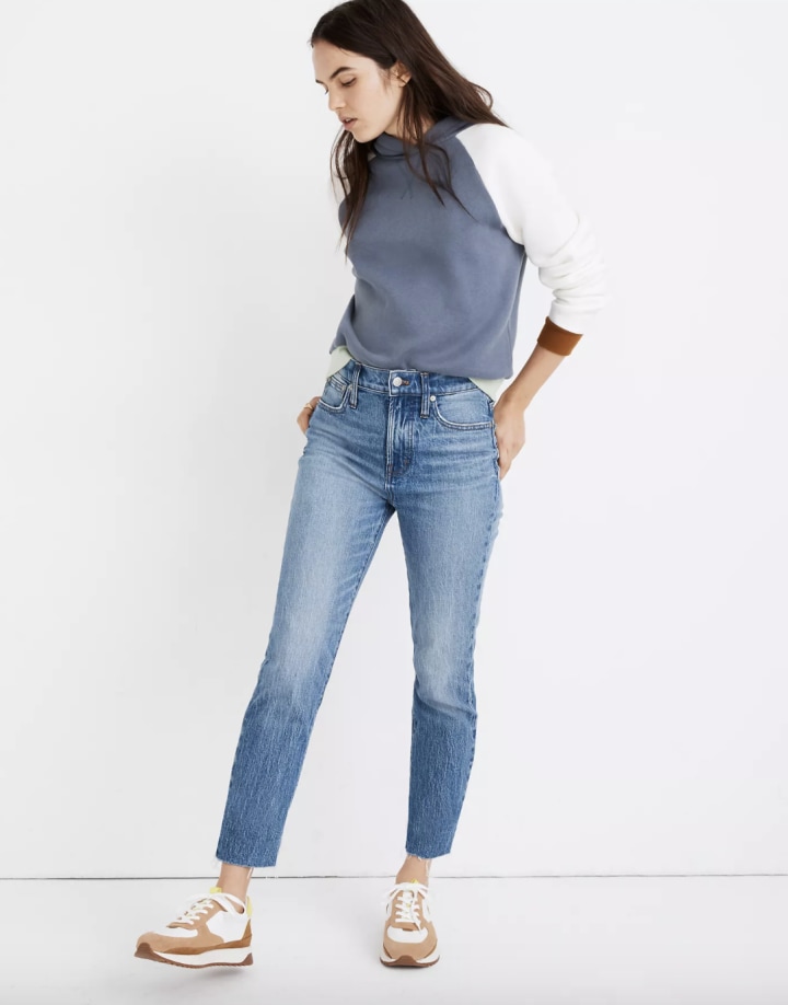 The Perfect Vintage Jean in Enmore Wash: Raw-Hem Edition