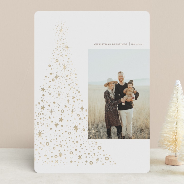 Glimmering Tree Card