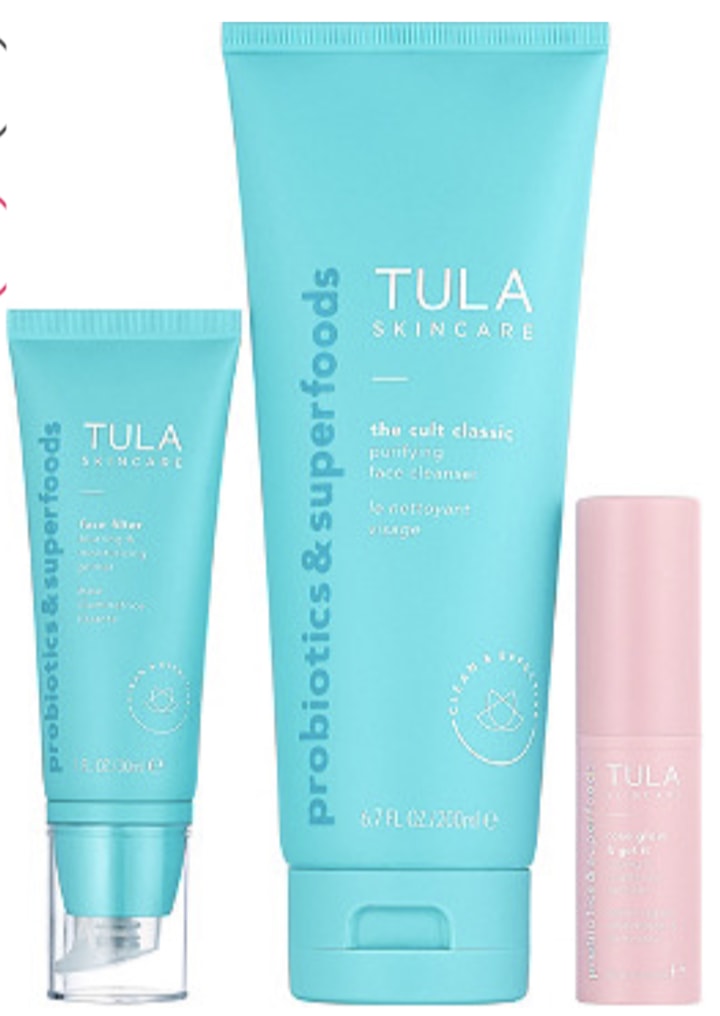 Tula Unleash Your Holiday Glow Three Best-Sellers In One Kit