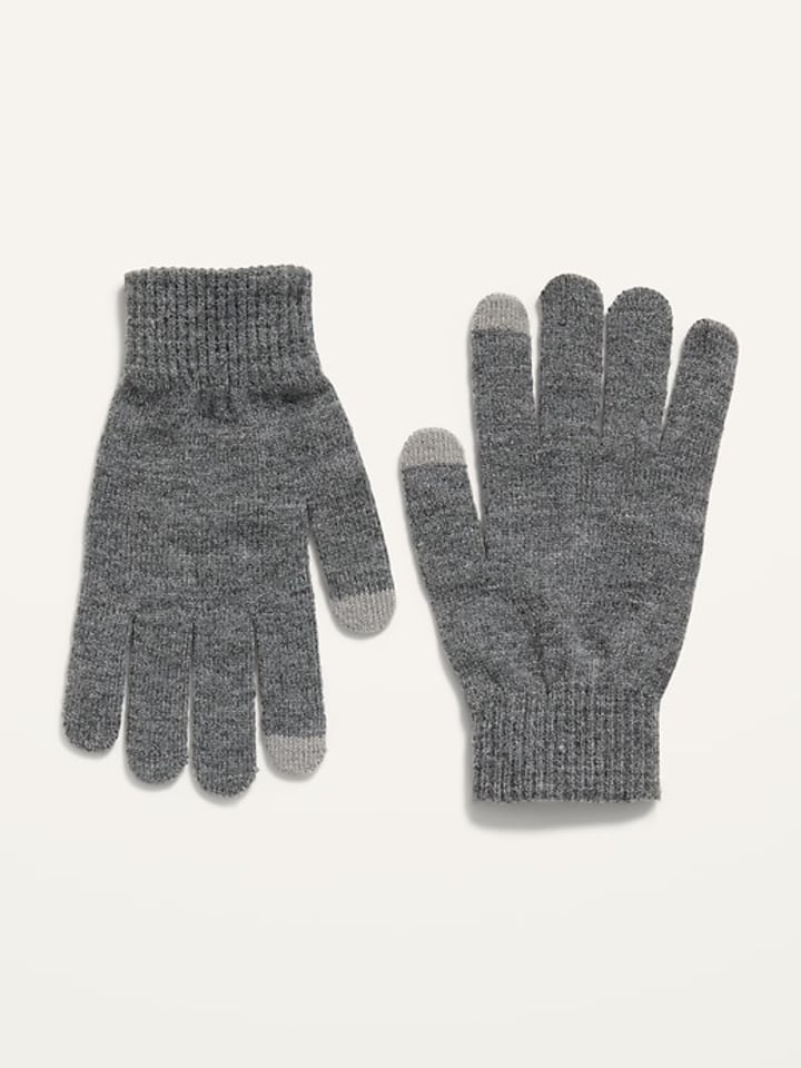Cozy Sweater-Knit Text-Friendly Gloves
