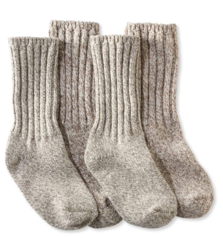 Adults' Merino Wool Ragg Socks Two-Pack