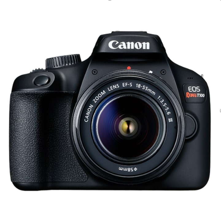 Canon EOS Rebel T100 Digital SLR Camera with 18-55mm Lens Kit