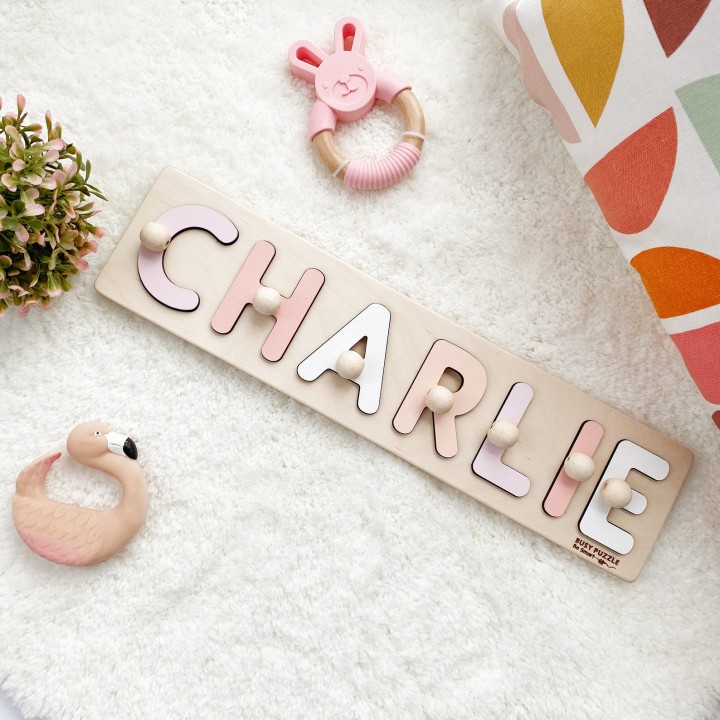 Personalized Name Puzzle With Pegs