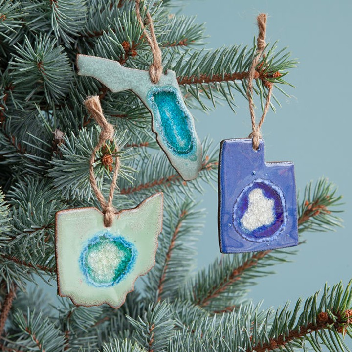 Geode State Ornament