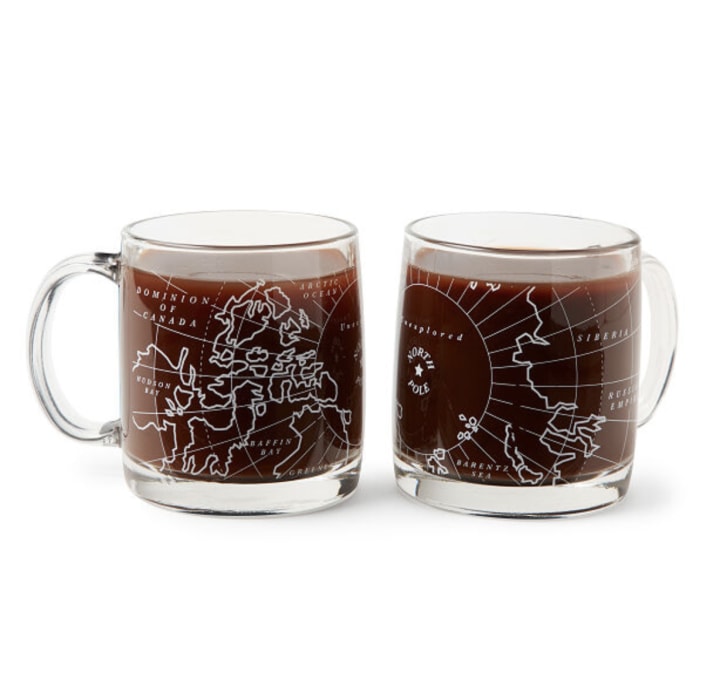 North Pole Map Mugs