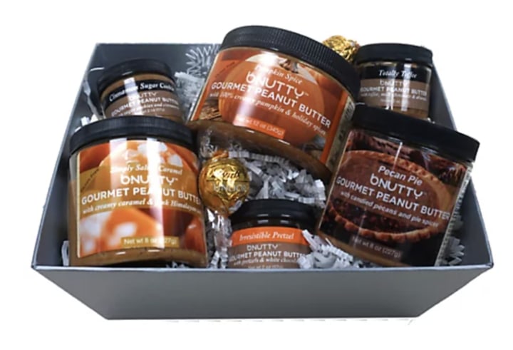 B.Nutty Holiday Wishes Basket