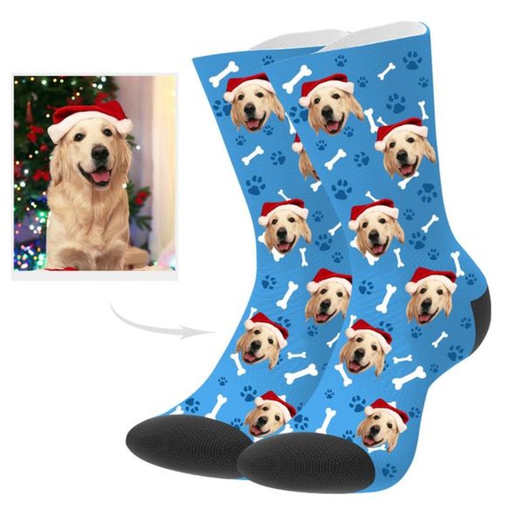 Personalized Dog Photo Socks