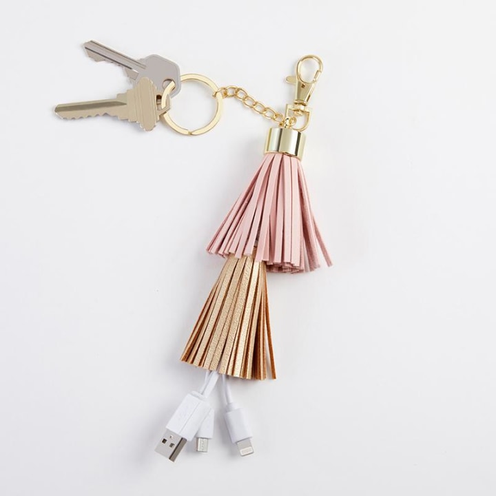 Kate Aspen Unicorn USB Keychain, One Size, Pink