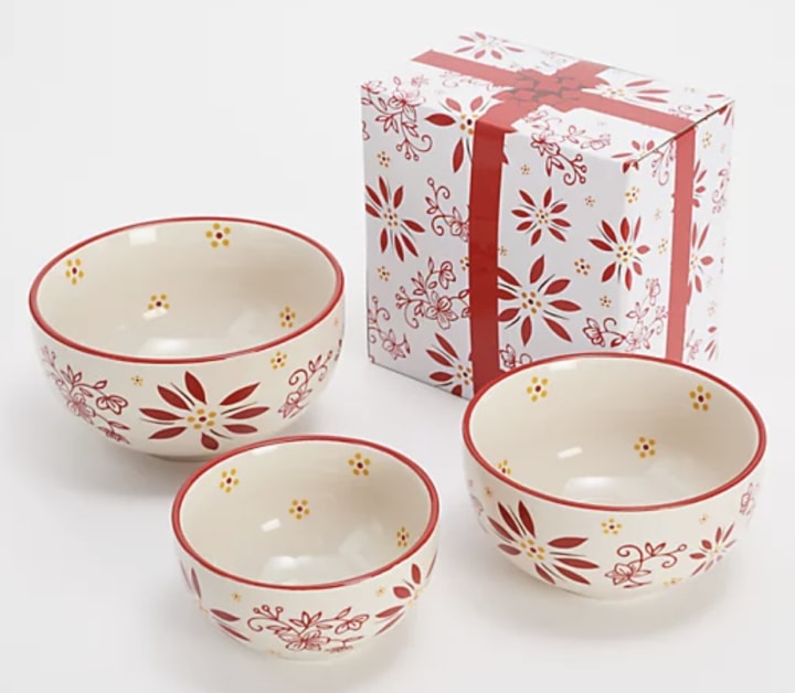 Temp-tations Classic 3-pc Nested Bowls with Gift Box