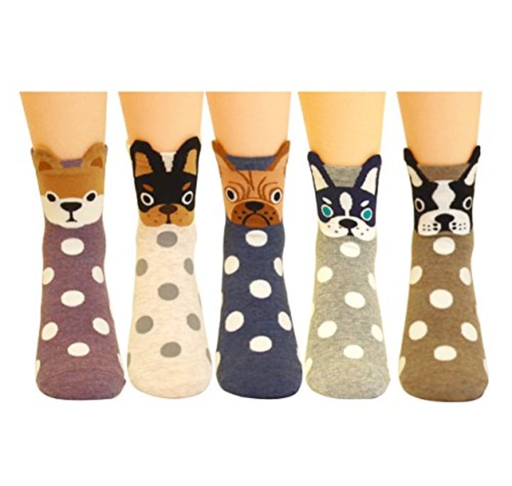Jeasona Women&#039;s Fun Dog Socks