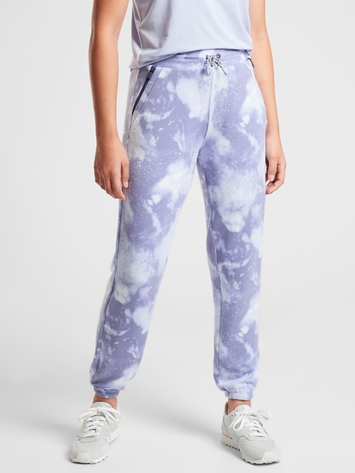 patta checkered warm up jogger