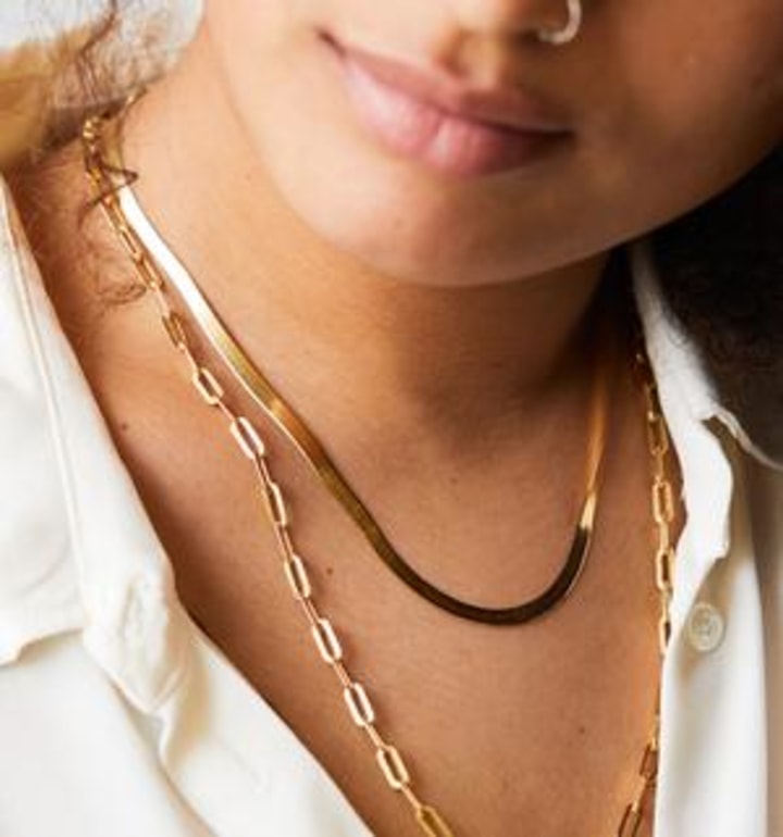 Rellery Herringbone Chain Necklace