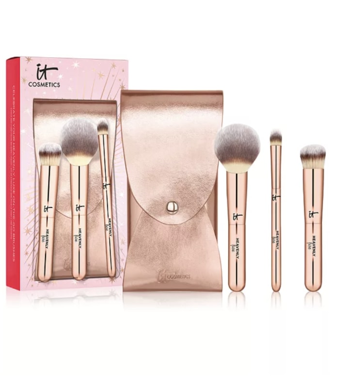 IT Cosmetics 4-Pc. Celebrate Your Heavenly Luxe On-The-Go Makeup Brush Set