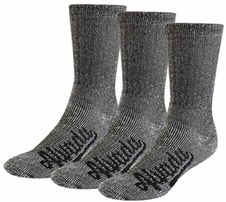 Alvada 80% Merino Wool Hiking Socks Thermal Warm Crew Winter Boot Sock for Men Women 3 Pairs ML