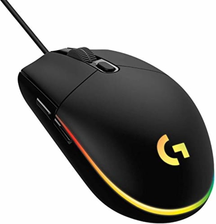 Logitech G203 LIGHTSYNC Wired Gaming Mouse. Best gaming mice of 2021.