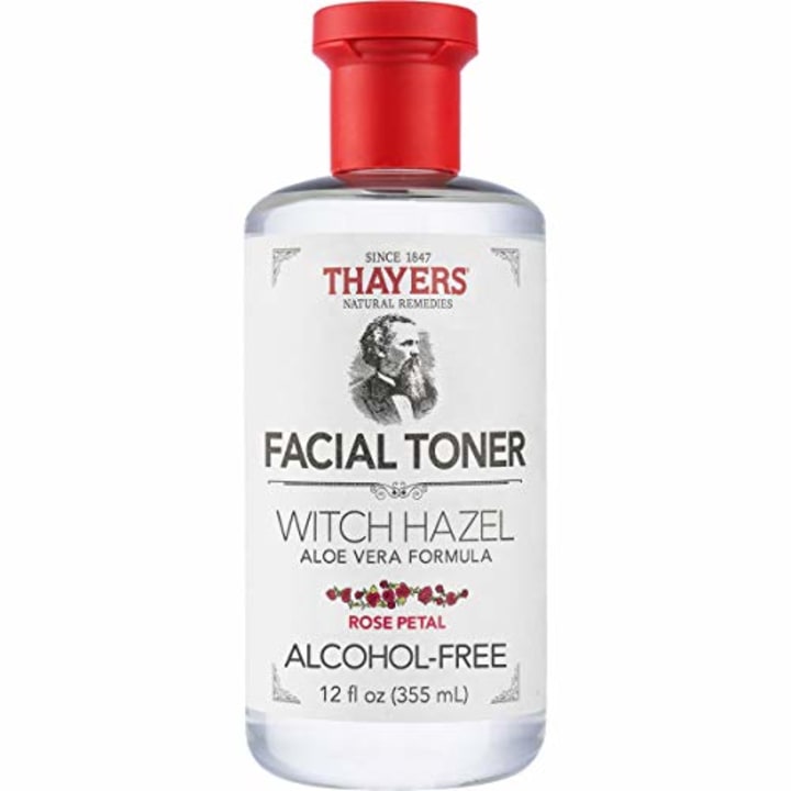 Thayers Alcohol-Free Rose Petal Witch Hazel Toner with Aloe Vera Formula-12 Oz