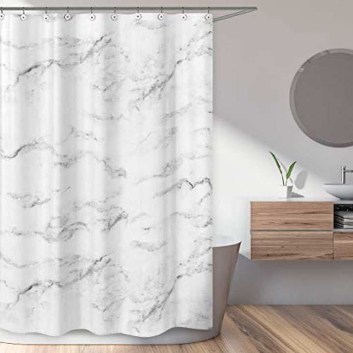 22 Best Shower Curtains To Upgrade Your, Pink Black And White Shower Curtain Ideas