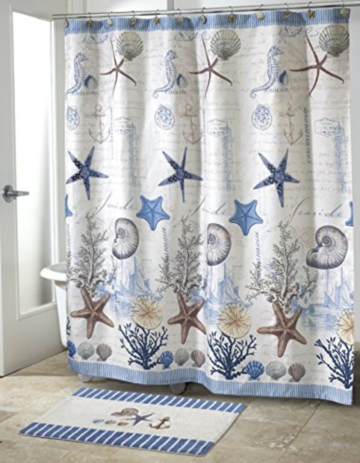 22 Best Shower Curtains To Upgrade Your, Shower Curtains And Rugs To Match