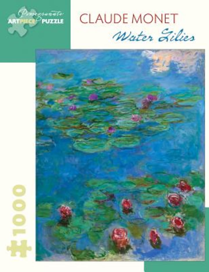 Claude Monet Water Lilies 1000-Piece Jigsaw Puzzle
