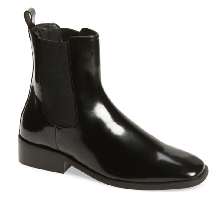Jeffery Campbell Leather Chelsea Boot