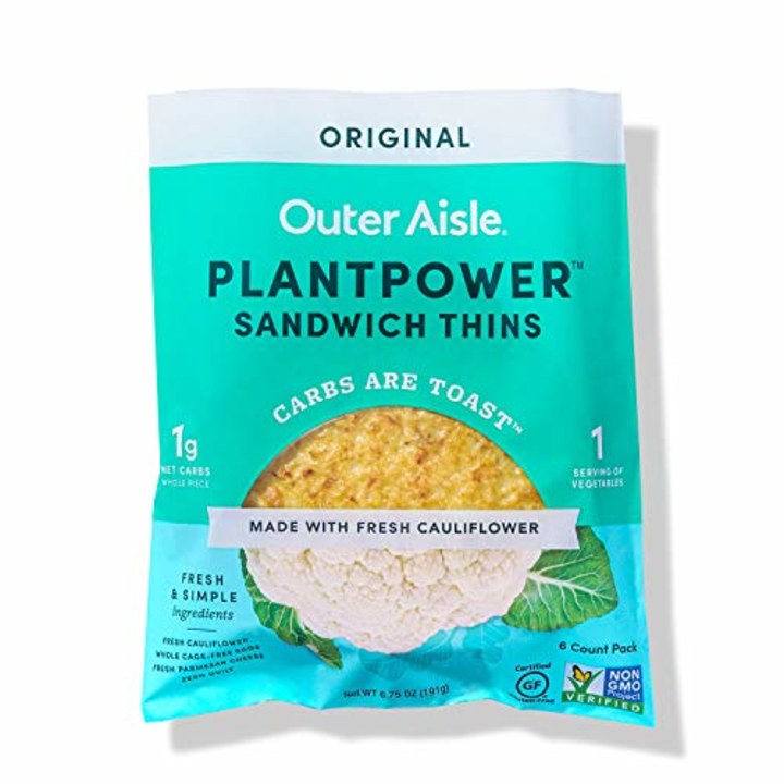Outer Aisle Gourmet Cauliflower Sandwich Thins