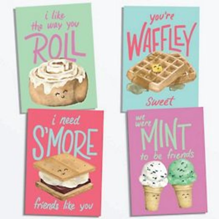 Sweet Foods Valentine Card Set