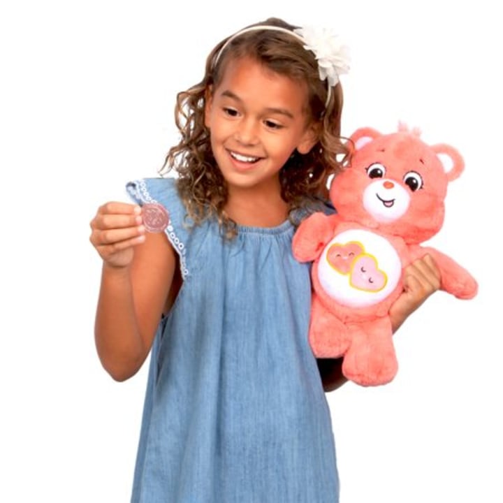 NEW Care Bears - 14&quot; Medium Plush - Love A Lot Bear - Soft Huggable Material!