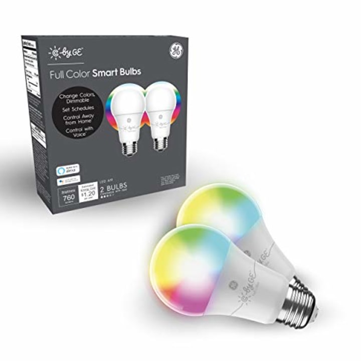 C by GE A19 Smart LED Light Bulb 2-Pack. Best smart bulbs 2021.
